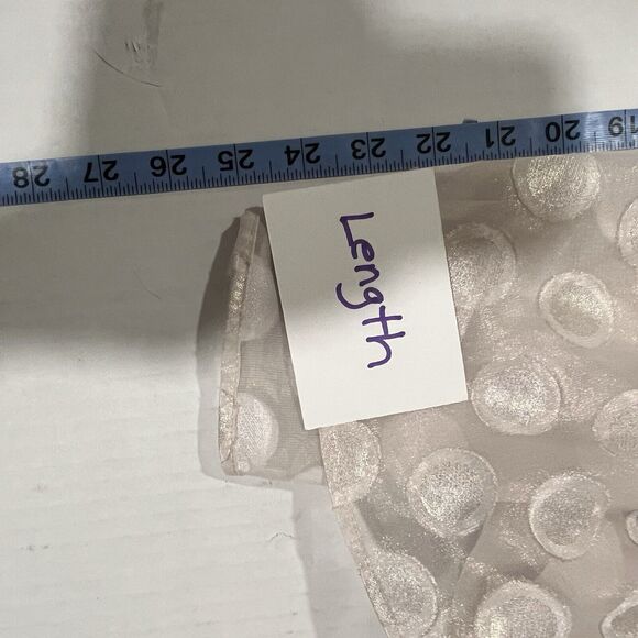 The Limited NWT Women's Polka Dot Tunic Top Shimmer Sheer Ballet Core Pink XS - Picture 9 of 12